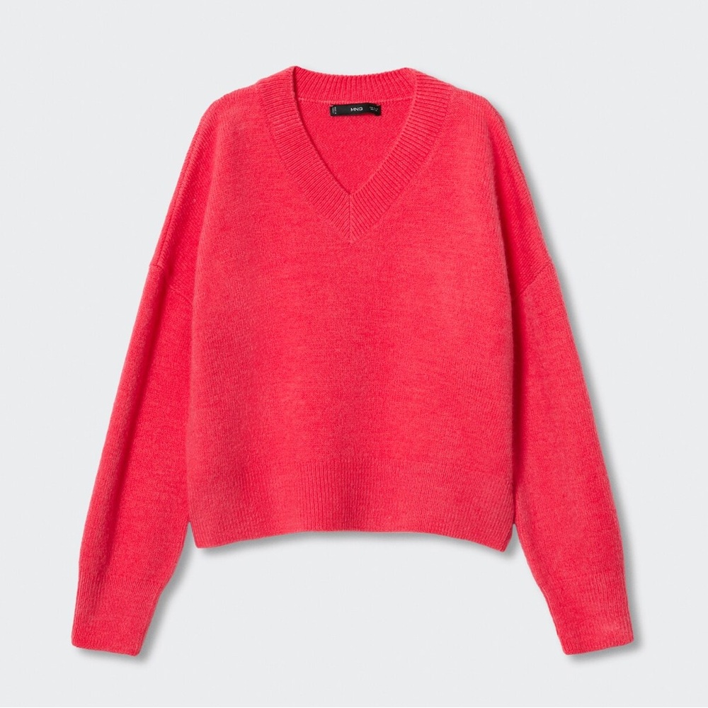 NWOT - MANGO V-neck Knit Sweater